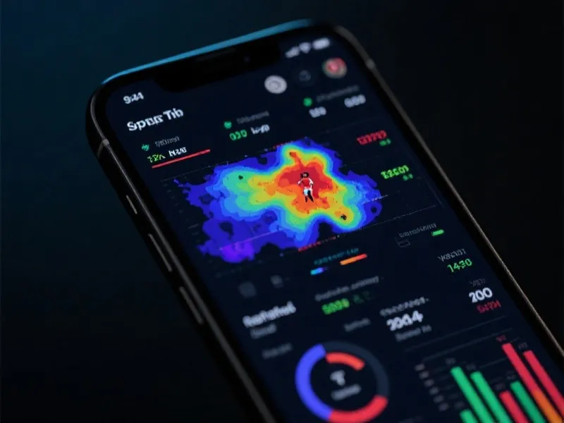 App内专业数据分析界面